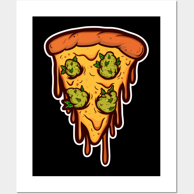 pizza weed Wall Art by Behold Design Supply